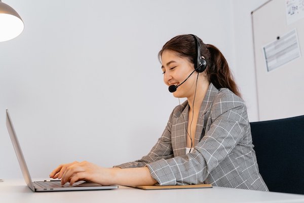 image of girl on phone